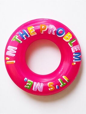 Pink I’m The Problem It’s Me Pool Float Taylor Inspired 36” NWT